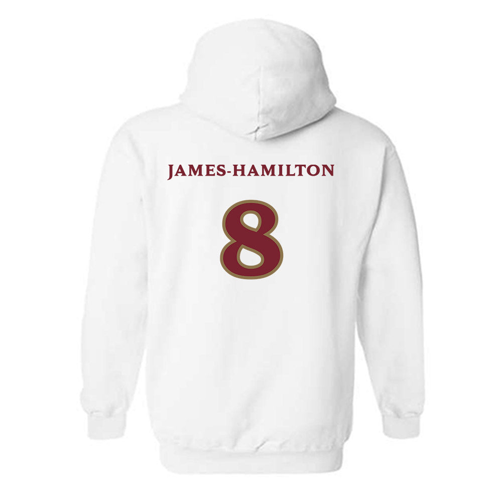 Elon - NCAA Football : Darren James-Hamilton - Classic Shersey Hooded Sweatshirt-1