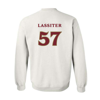 Elon - NCAA Football : Demari Lassiter - Classic Shersey Crewneck Sweatshirt-1
