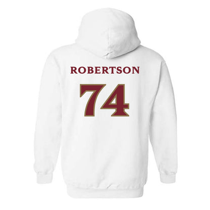Elon - NCAA Football : Webb Robertson - Classic Shersey Hooded Sweatshirt-1