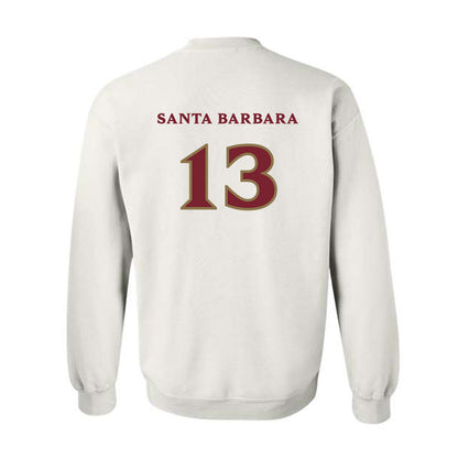 Elon - NCAA Women's Lacrosse : Mj Santa Barbara - Classic Shersey Crewneck Sweatshirt-1