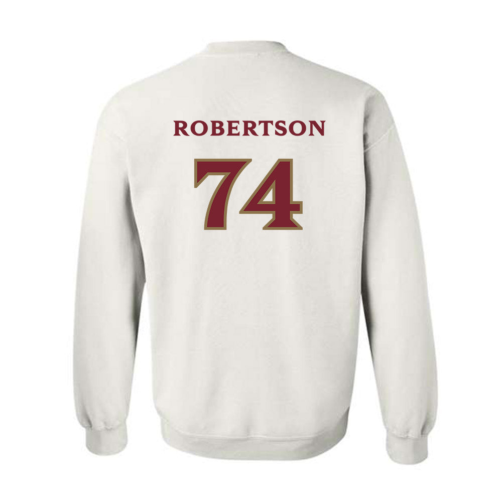 Elon - NCAA Football : Webb Robertson - Classic Shersey Crewneck Sweatshirt-1