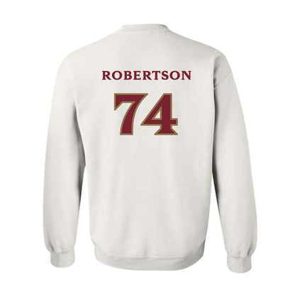 Elon - NCAA Football : Webb Robertson - Classic Shersey Crewneck Sweatshirt-1