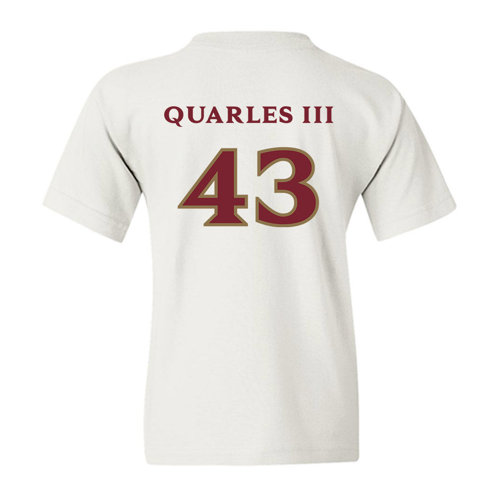 Elon - NCAA Football : Douglas Quarles III - Classic Shersey Youth T-Shirt-1