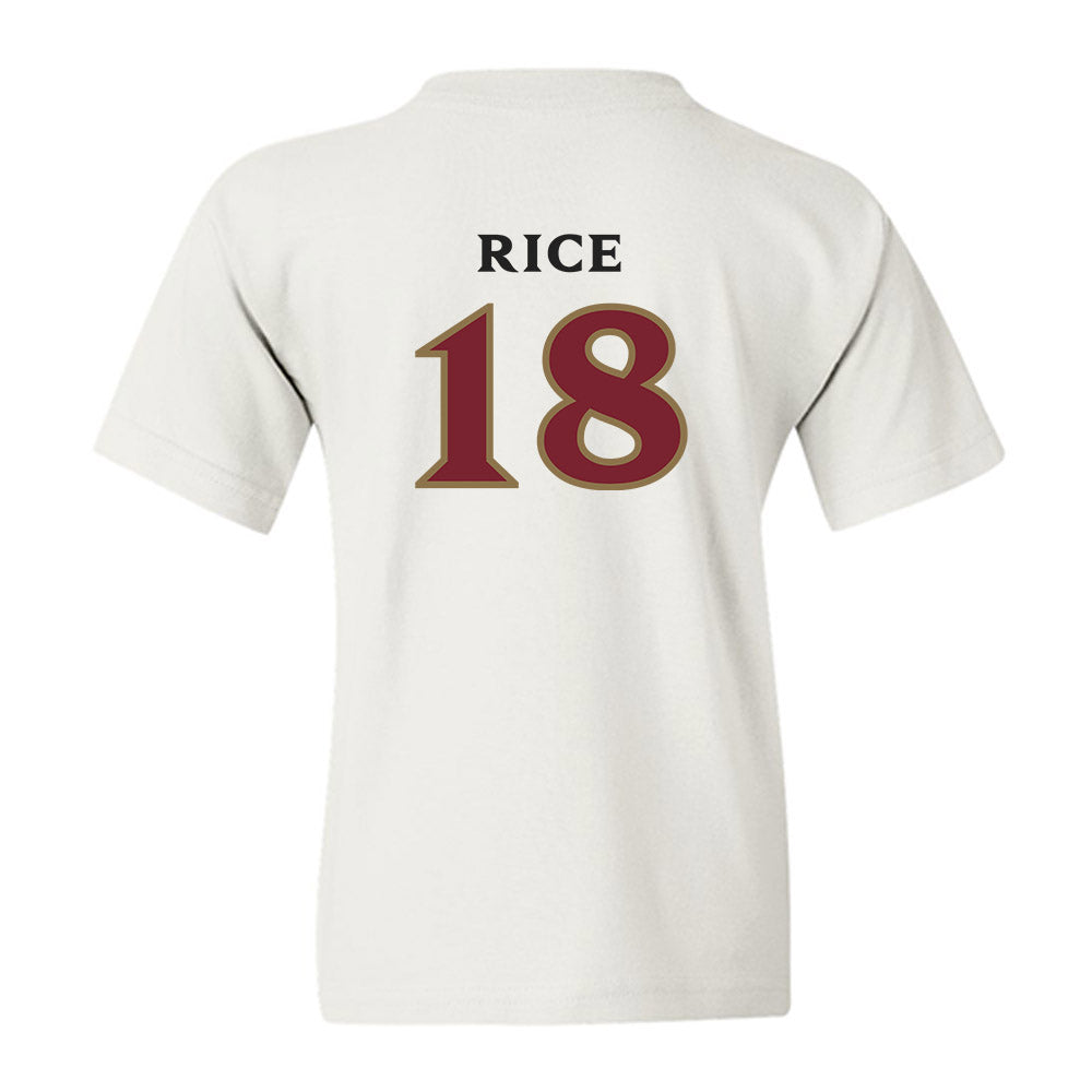 Elon - NCAA Women's Volleyball : April Rice - Classic Shersey Youth T-Shirt-1
