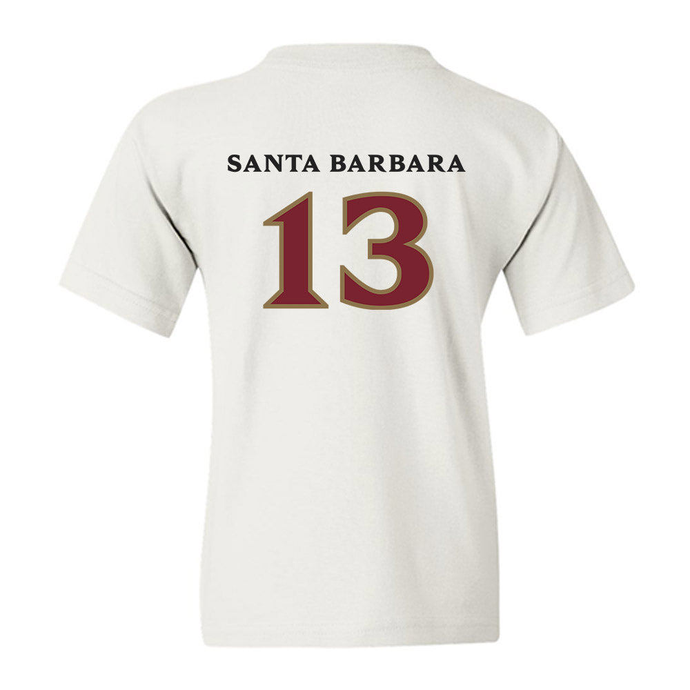 Elon - NCAA Women's Lacrosse : Mj Santa Barbara - Classic Shersey Youth T-Shirt-1