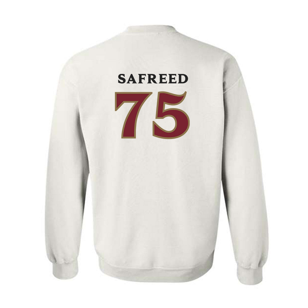 Elon - NCAA Football : Evan Safreed Safreed - Classic Shersey Crewneck Sweatshirt-1