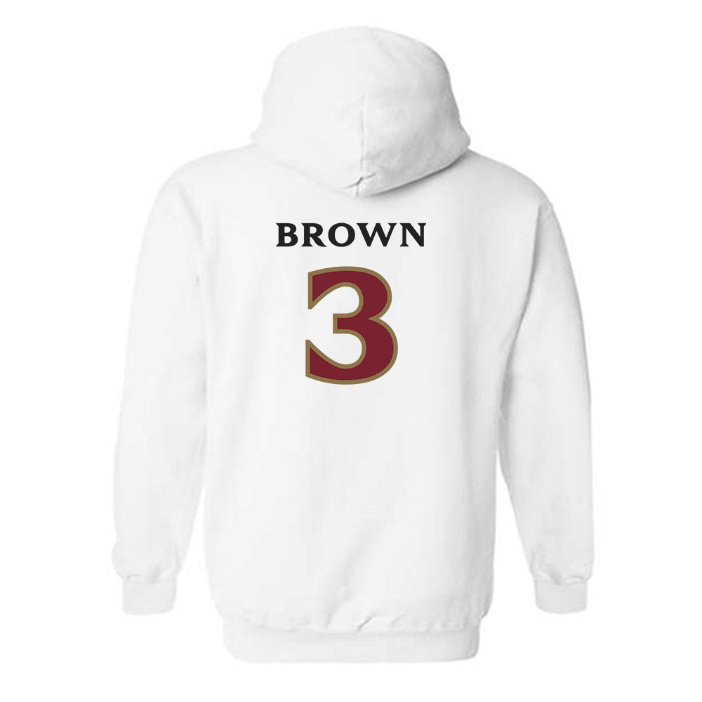 Elon - NCAA Football : Kahmari Brown - Classic Shersey Hooded Sweatshirt-1