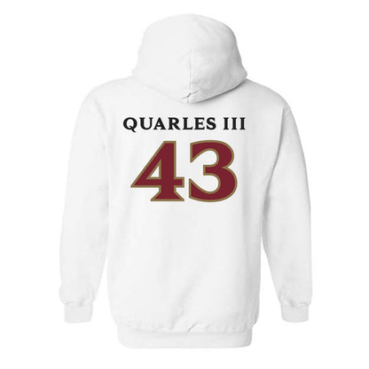 Elon - NCAA Football : Douglas Quarles III - Classic Shersey Hooded Sweatshirt-1