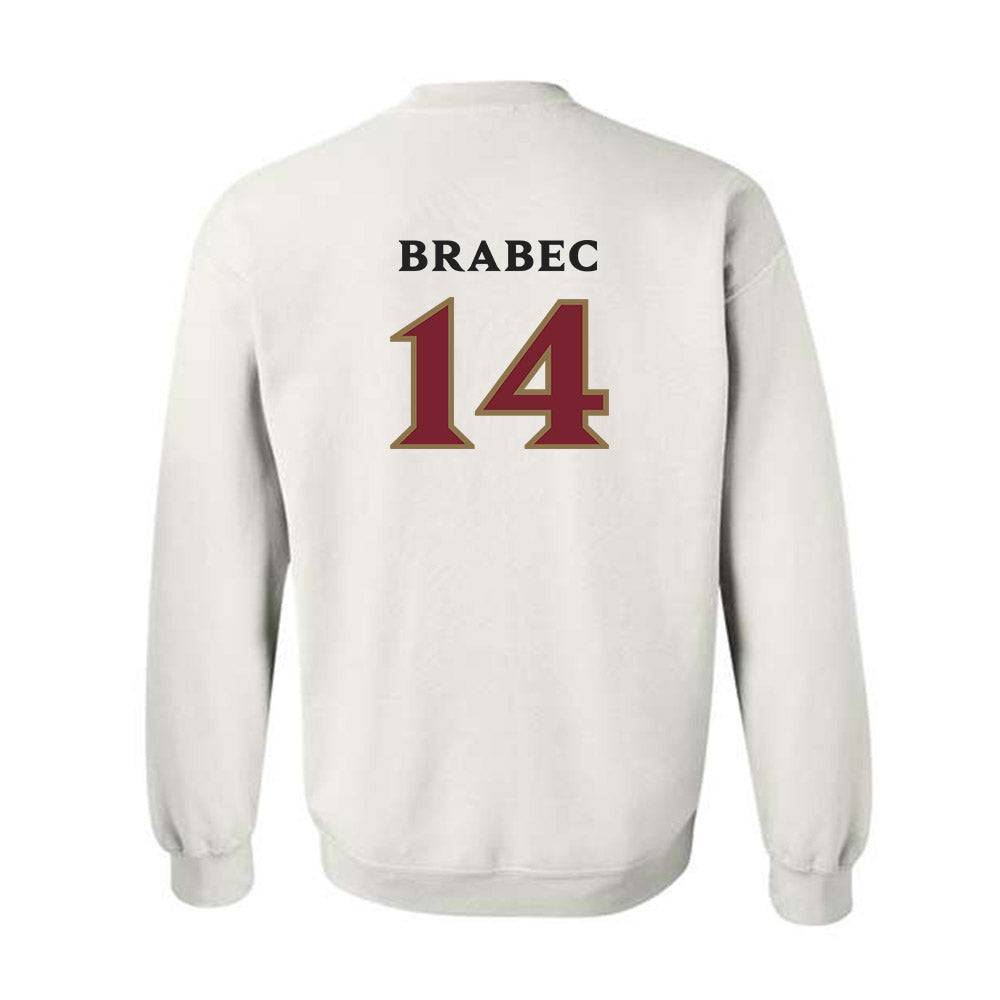 Elon - NCAA Men's Basketball : Alex Brabec - Classic Shersey Crewneck Sweatshirt-1