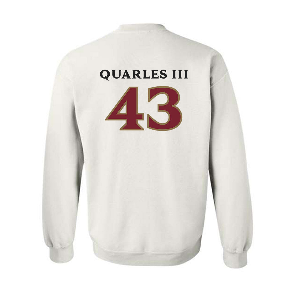 Elon - NCAA Football : Douglas Quarles III - Classic Shersey Crewneck Sweatshirt-1