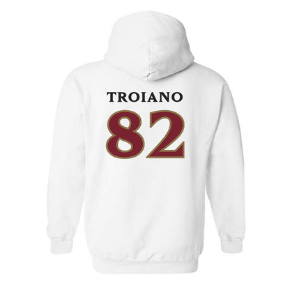 Elon - NCAA Football : Max Troiano - Classic Shersey Hooded Sweatshirt-1
