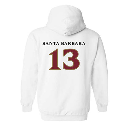 Elon - NCAA Women's Lacrosse : Mj Santa Barbara - Classic Shersey Hooded Sweatshirt-1