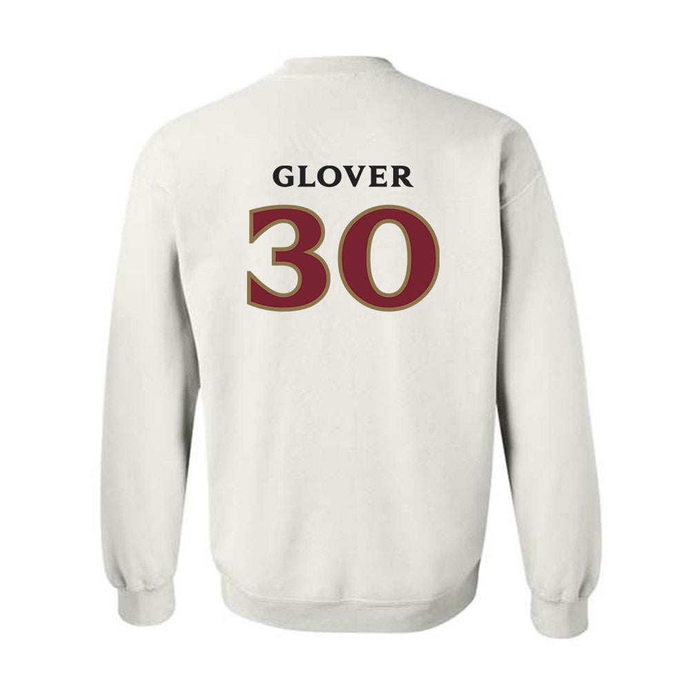 Elon - NCAA Football : Jordan Glover - Classic Shersey Crewneck Sweatshirt-1