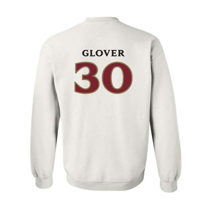 Elon - NCAA Football : Jordan Glover - Classic Shersey Crewneck Sweatshirt-1