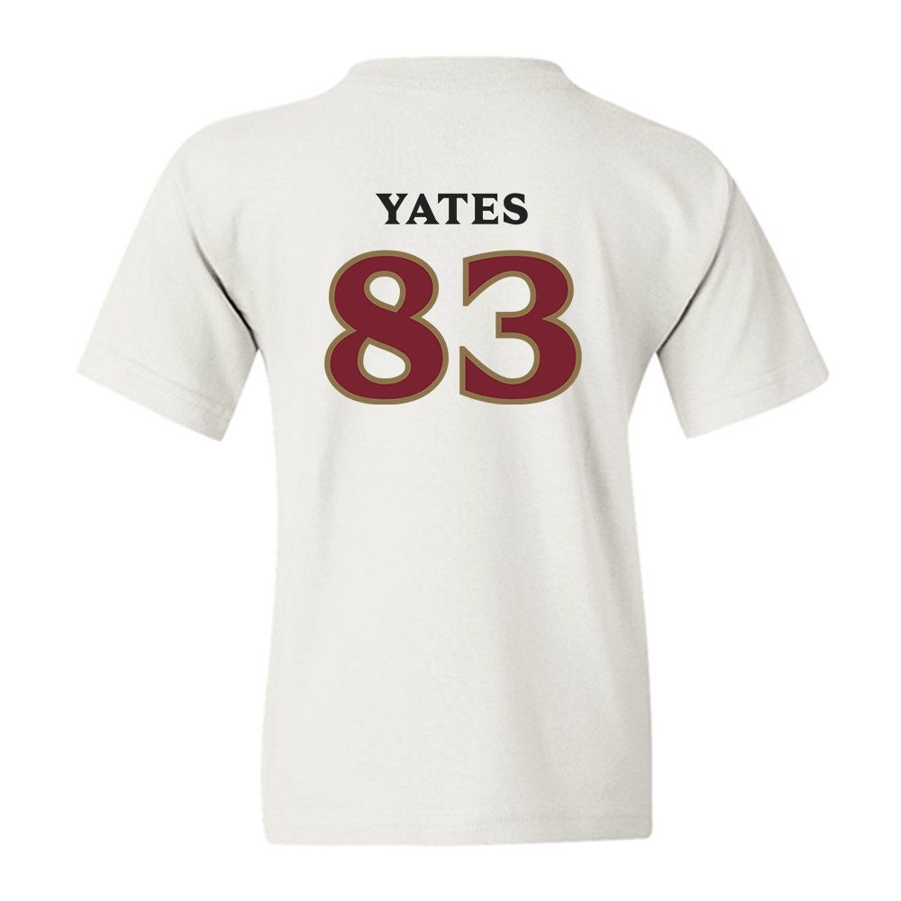 Elon - NCAA Football : Cordaway Yates - Classic Shersey Youth T-Shirt-1