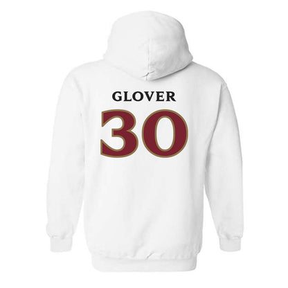 Elon - NCAA Football : Jordan Glover - Classic Shersey Hooded Sweatshirt-1