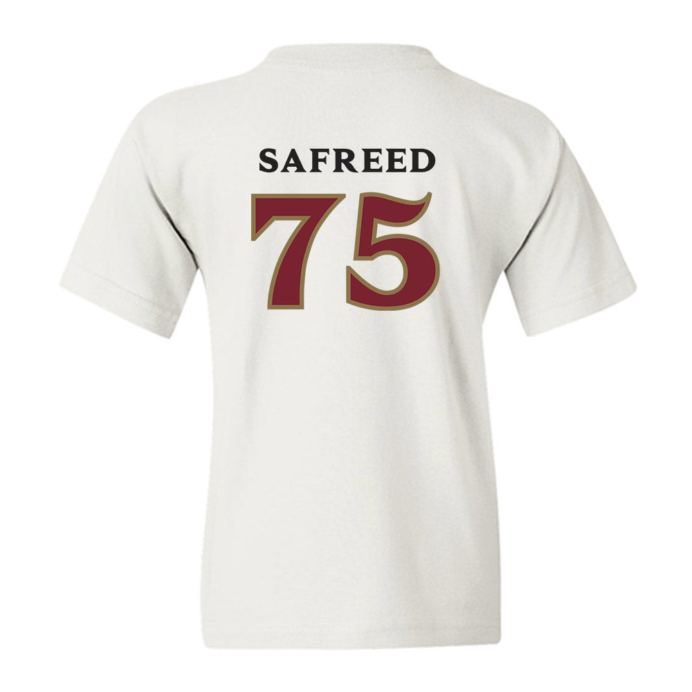 Elon - NCAA Football : Evan Safreed Safreed - Classic Shersey Youth T-Shirt-1