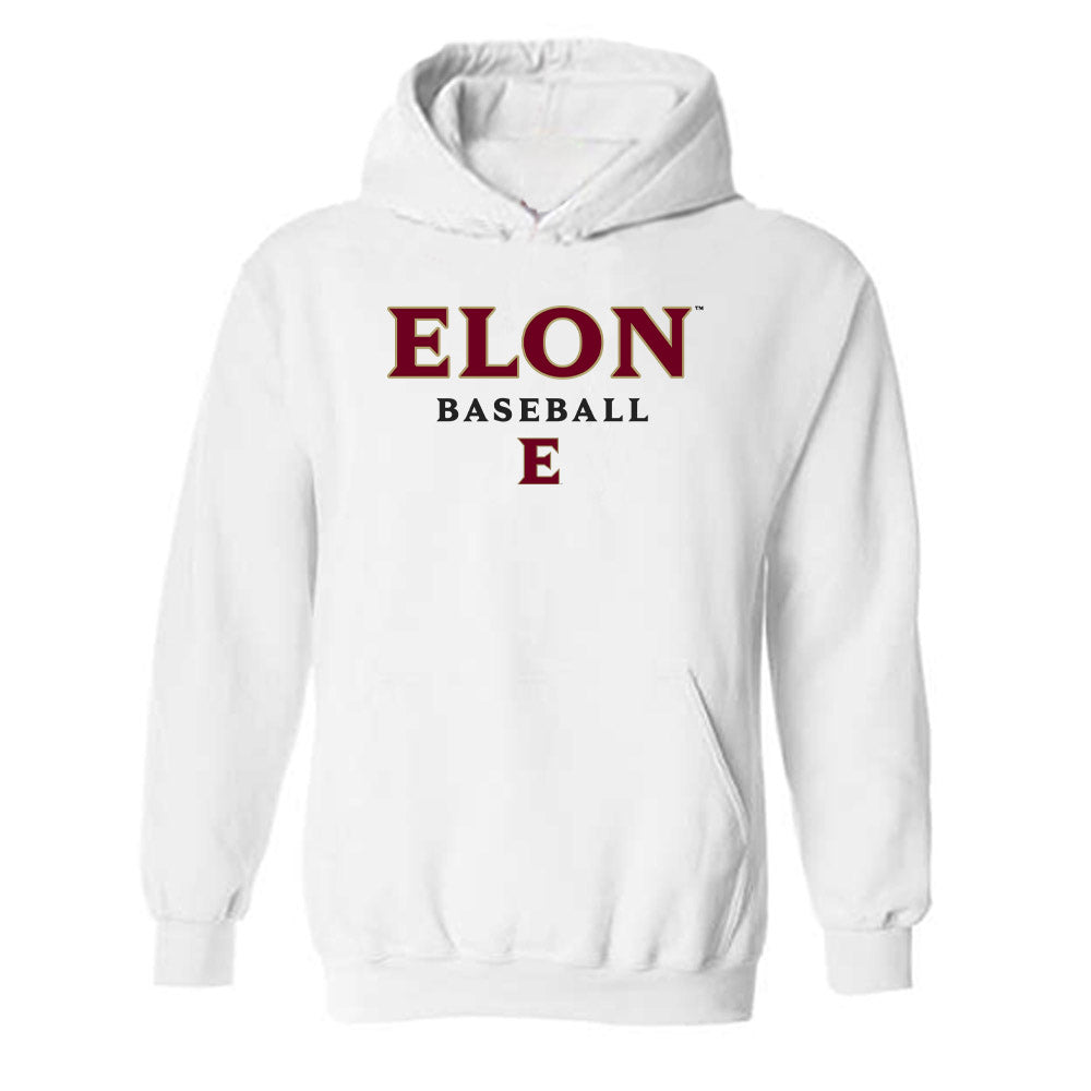 Elon - NCAA Baseball : Itai Spinoza - Classic Shersey Hooded Sweatshirt-0