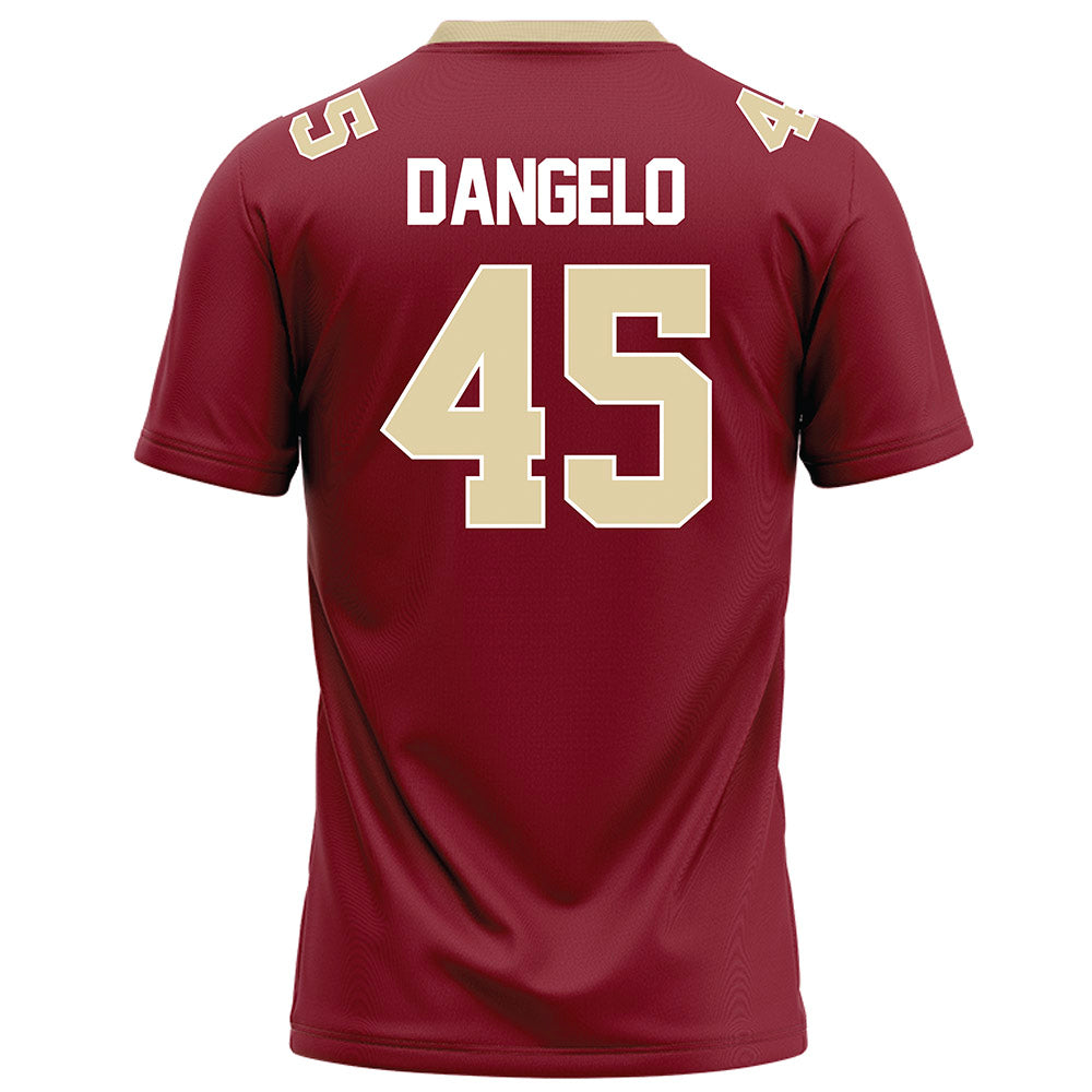 Elon - NCAA Football : Michael D'Angelo - Maroon Football Jersey-1