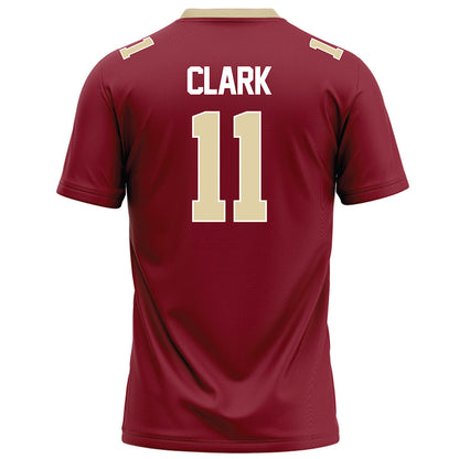 Elon - NCAA Football : Landen Clark - Maroon Football Jersey-1