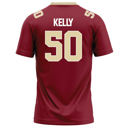 Elon - NCAA Football : Nhycer Kelly - Maroon Football Jersey-1