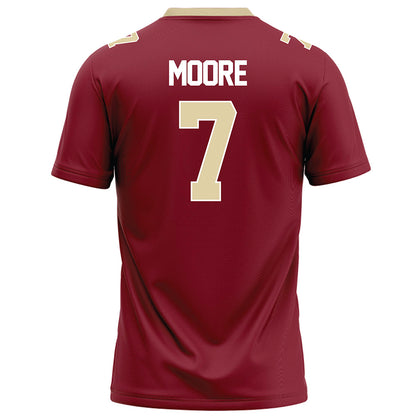 Elon - NCAA Football : Cazeem Moore - Maroon Football Jersey
