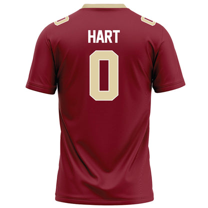 Elon - NCAA Football : Tony Hart - Maroon Football Jersey-1