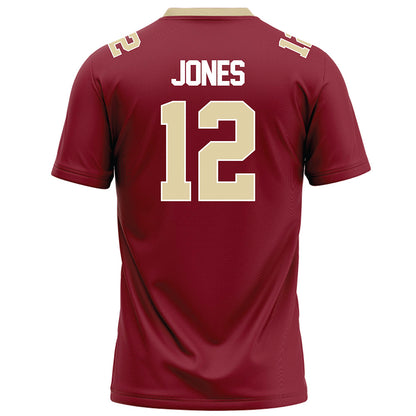 Elon - NCAA Football : Eric Jones - Maroon Football Jersey-1