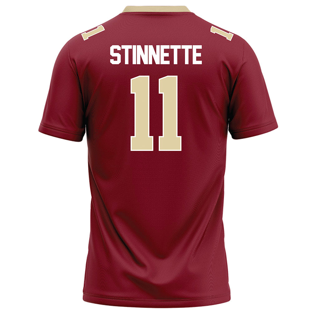 Elon - NCAA Football : Shannon Stinnette - Maroon Football Jersey-1
