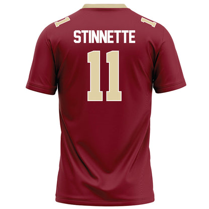 Elon - NCAA Football : Shannon Stinnette - Maroon Football Jersey-1