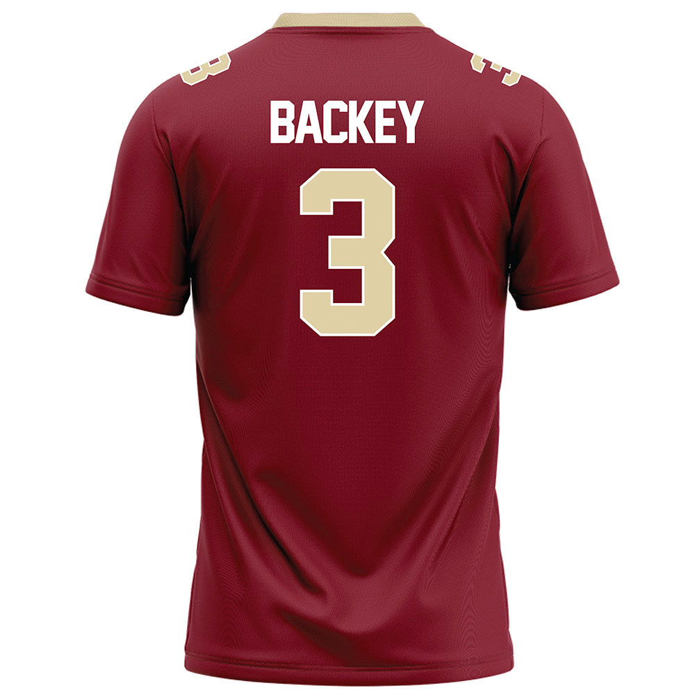 Elon - NCAA Football : Landyn Backey - Maroon Football Jersey-1