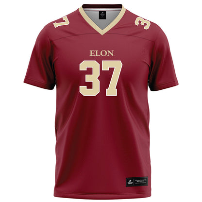 Elon - NCAA Football : Ross Smith - Maroon Football Jersey