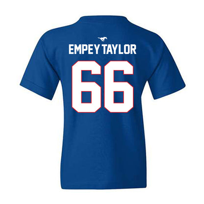 SMU - NCAA Women's Soccer : Haven Empey-Taylor - Replica Shersey Youth T-Shirt-1