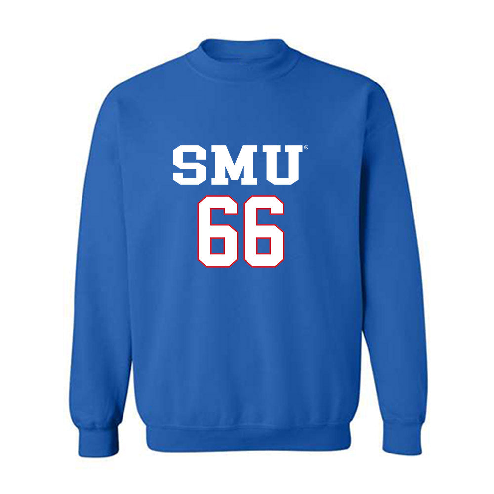 SMU - NCAA Women's Soccer : Haven Empey-Taylor - Replica Shersey Crewneck Sweatshirt-0