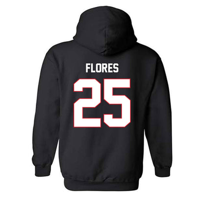 SMU - NCAA Men's Soccer : Luis Flores - Classic Shersey Hooded Sweatshirt-1