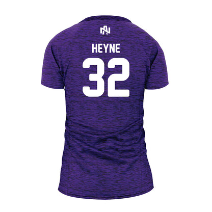 North Alabama - NCAA Beach Volleyball : Annabella Heyne - Blue Volleyball Jersey-1