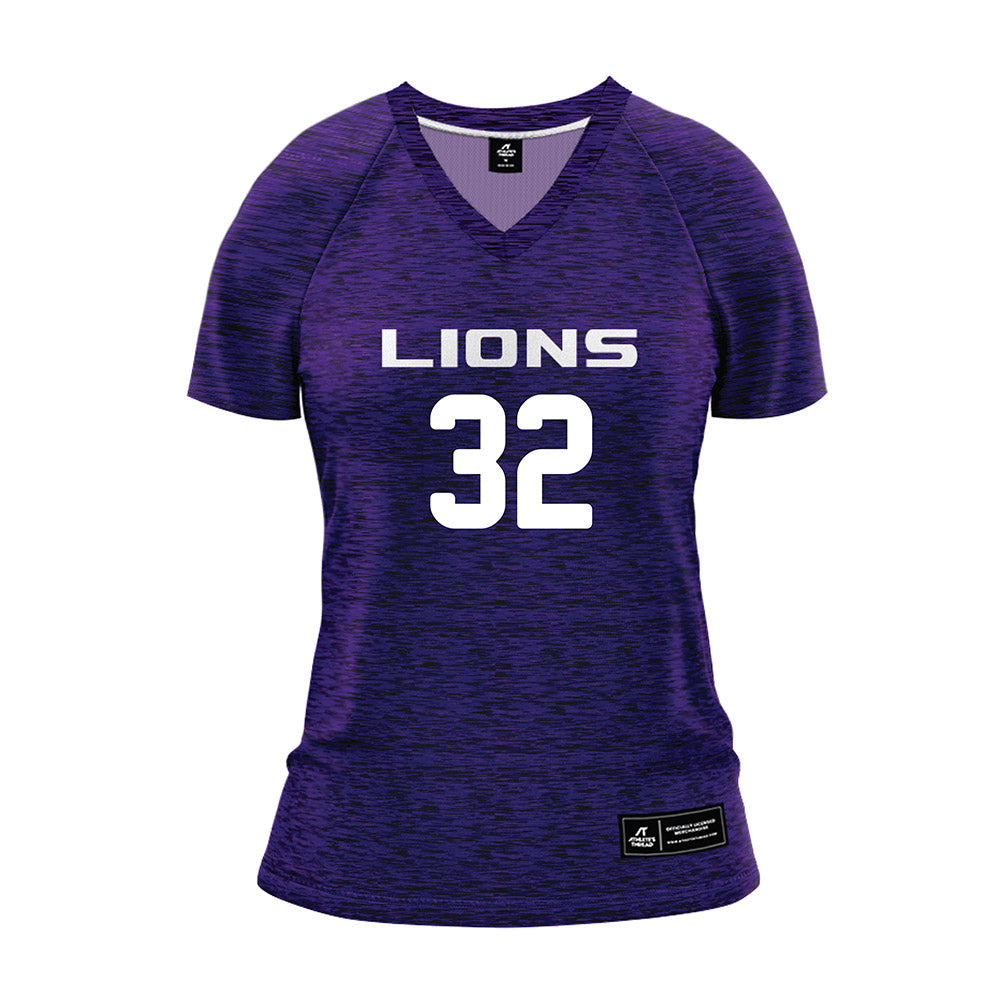 North Alabama - NCAA Beach Volleyball : Annabella Heyne - Blue Volleyball Jersey-0