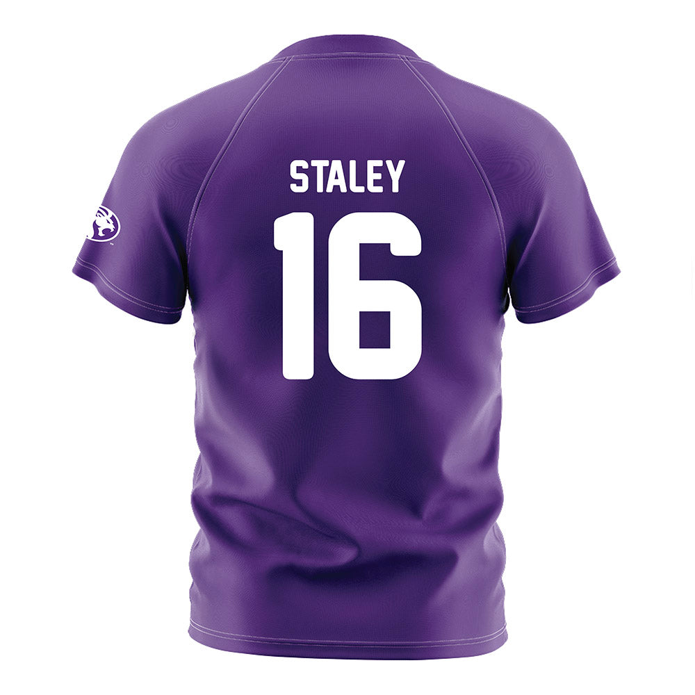 North Alabama - NCAA Women's Soccer : Mia Staley - Purple Soccer Jersey