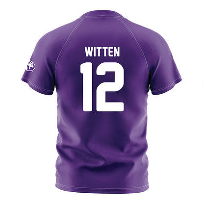 North Alabama - NCAA Women's Soccer : Abby Witten - Purple Soccer Jersey-1