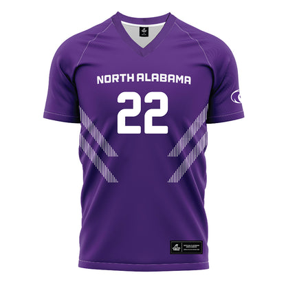 North Alabama - NCAA Women's Soccer : Alana Owens - Purple Soccer Jersey-0
