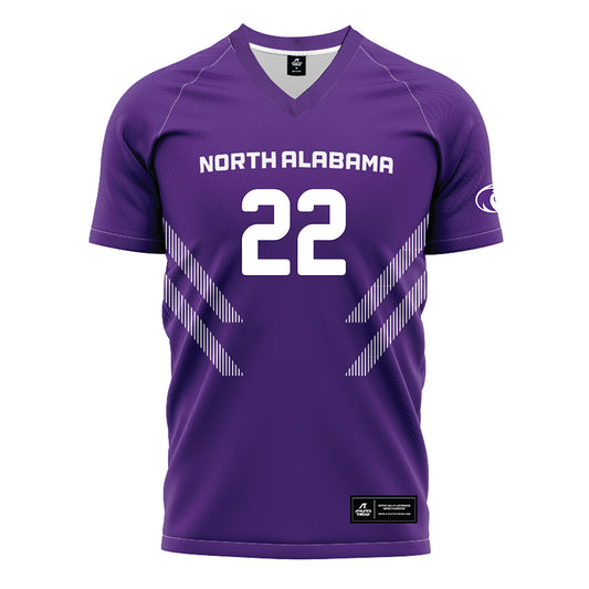 North Alabama - NCAA Women's Soccer : Alana Owens - Purple Soccer Jersey-0
