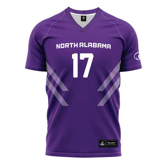 North Alabama - NCAA Women's Soccer : Charlotte Sobotka - Purple Soccer Jersey-0