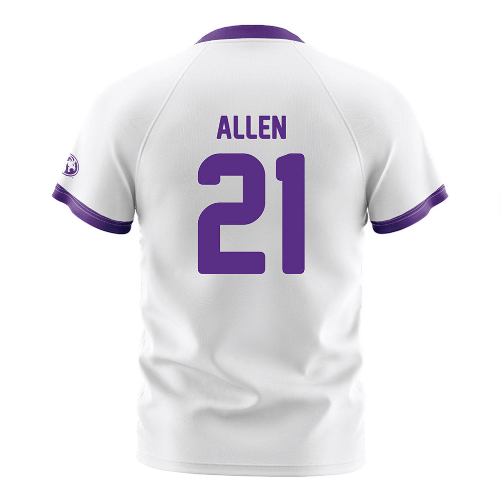 North Alabama - NCAA Women's Soccer : Maddie Allen - White Soccer Jersey-1