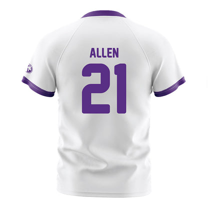 North Alabama - NCAA Women's Soccer : Maddie Allen - White Soccer Jersey-1