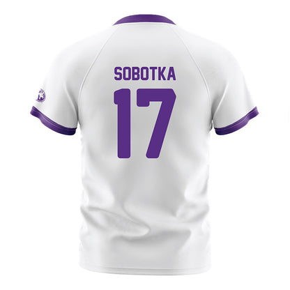 North Alabama - NCAA Women's Soccer : Charlotte Sobotka - White Soccer Jersey-1