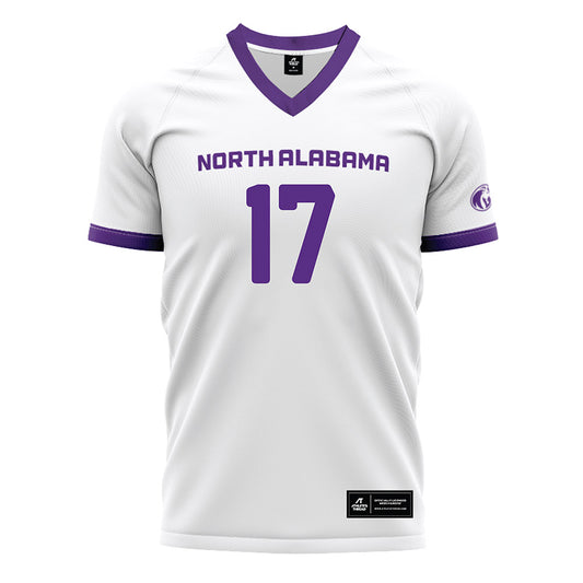 North Alabama - NCAA Women's Soccer : Charlotte Sobotka - White Soccer Jersey-0