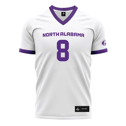 North Alabama - NCAA Women's Soccer : Adelyn Speight - White Soccer Jersey-0