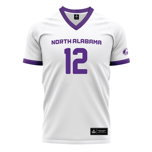 North Alabama - NCAA Women's Soccer : Abby Witten - White Soccer Jersey-0