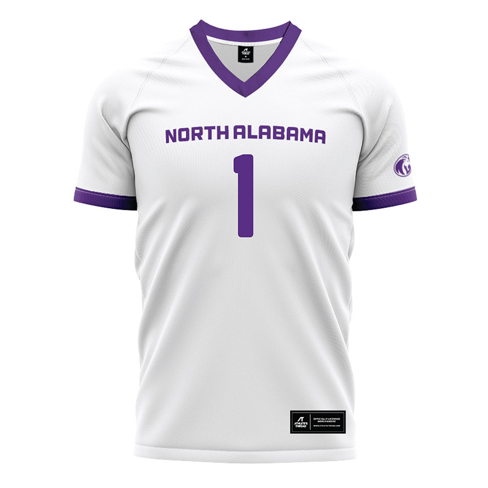 North Alabama - NCAA Women's Soccer : Thordis Melsted - White Soccer Jersey