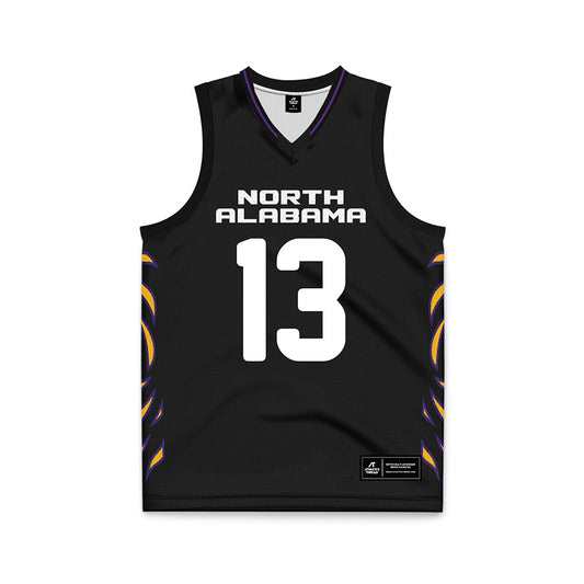 North Alabama - NCAA Women's Basketball : Katie Criswell - Black Basketball Jersey-0